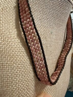 Lula Dharm Brass Button Leather Wrap Bracelet